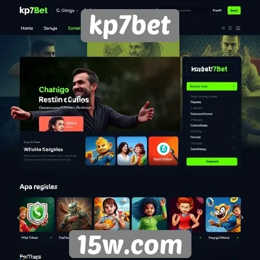 Interface do usuário do site kp7bet avaliada